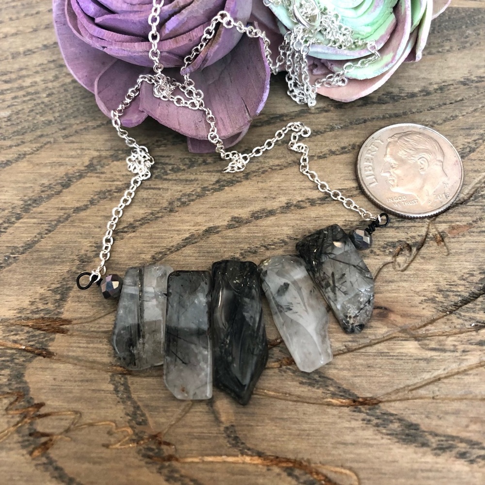 Tourmalated Quartz Necklace